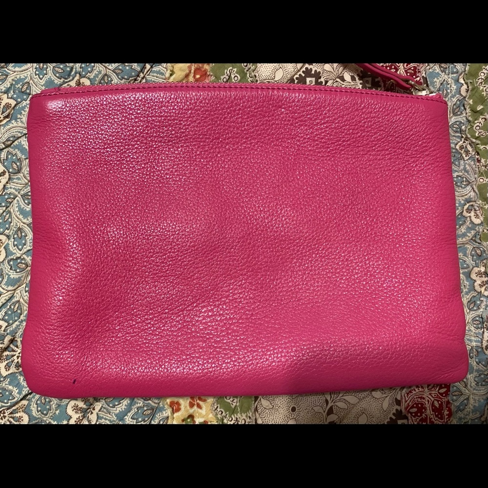 Cole Haan Leather Makeup Purse